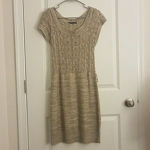 Short Sleeve Sweater Dress